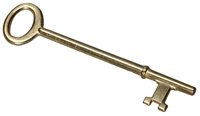 HY-KO KC200 Key Ring, Brass