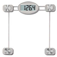 Taylor 75274192 Bathroom Scale, 400 lb Capacity, LCD Display, Metal Housing