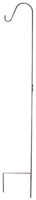 Landscapers Select GB-3089-1 Single Shepherd Hook, 12 in L, 64 in H, Steel,