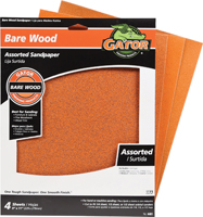 Gator 4461 Sanding Sheet, 11 in L, 9 in W, Garnet Abrasive, Paper Backing