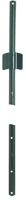 Jackson Wire 14026045 U-Post; 5 ft H; Steel; Green; Plain