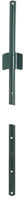 Jackson Wire 14026045 U-Post, 5 ft H, Steel, Green, Plain