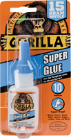 Gorilla 7805009 Super Glue, Liquid, Irritating, Straw/White Water, 15 g