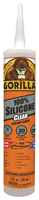 Gorilla 8050002 Silicone Sealant, Clear, 1 days Curing, -40 to 350 deg F, 10