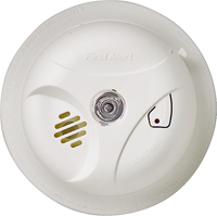 FIRST ALERT SA304CN3 Smoke Alarm with Escape Light, 9 V, Ionization Sensor,