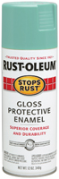 RUST-OLEUM STOPS RUST 284678 Protective Enamel Spray Paint; Gloss; Light