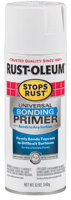 RUST-OLEUM STOPS RUST 285011 Universal Bonding Primer, White, Flat/Matte, 12