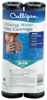 Culligan D-10A Drinking Water Filter, 5 um Filter, Carbon Impregnated