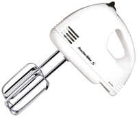 Hamilton Beach Easy-Mix 62515R Hand Mixer, 125 W, 5 -Speed, White