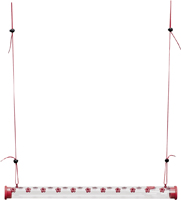 Perky-Pet Hummerbar HUMBAR200 Bird Feeder Bar, 16 oz, 22-Port/Perch,