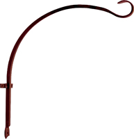 Landscapers Select GB-3040 Hanging Plant Hook, 16 in L, Steel, Hammered