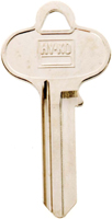 HY-KO 11010SE1 Key Blank, Brass, Nickel, For: Segal Cabinet, House Locks and