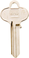 HY-KO 11010SE1 Key Blank, Brass, Nickel, For: Segal Cabinet, House Locks and