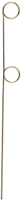 HY-KO 40640 Sign Stake, Pigtail, Metal, For: Up to 15 x 19 in Sign