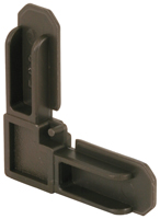 Make-2-Fit PL 7728 Square Cut Screen Frame Corner, Plastic, Bronze, For: