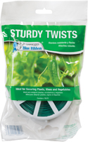 Gardener's Blue Ribbon T009B Sturdy Stretch Twist Tie with Cutter, 164 ft L,