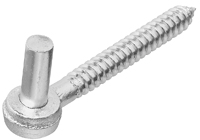 National Hardware 291BC Series N130-179 Screw Hook, 6 in L, Steel, Zinc