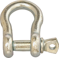 Campbell T9600435 Anchor Shackle, 400 lb Working Load, Carbon Steel, Zinc
