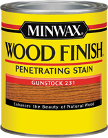 Minwax Wood Finish 700454444 Wood Stain, Gunstock, Liquid, 1 qt, Can