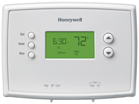 Honeywell RTH2510B1018/E1 Programmable Thermostat, +/-1 deg F Differential,