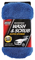FLP 8907 Wash and Scrub Super Sponge, 7.8 in L, 4 in W, 1.4 in Thick,