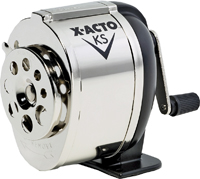 X-Acto 1031 Pencil Sharpener; Hardened Steel Blade; Metal Housing Material;