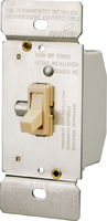 Eaton Wiring Devices TI306-V-K Toggle Dimmer, 5 A, 120 V, 600 W, CFL,