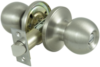 ProSource T3P10V-PS Privacy Door Knob Lockset, Steel
