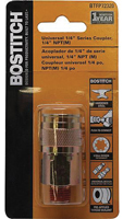 Bostitch BTFP72320 Push-to-Connect, Universal Coupler, 1/4 in MNPT, Steel,