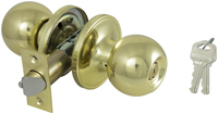 ProSource T3700V-PS Tubular Entry Knob Set, 1-3/8 to 1-3/4 in Thick Door,