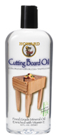 HOWARD BBB012 Cutting Board Oil, 12 oz Bottle, Light Tan, Gel