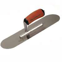 Marshalltown SP14SD Pool Trowel, Hardened Steel Blade, DuraSoft Curved