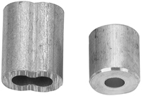 Campbell B7675454 Cable Ferrule and Stop Set, 1/4 in Dia Cable, Aluminum