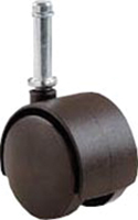 Shepherd Hardware 9674 Swivel Caster, 2 in Dia Wheel, Nylon Wheel, Black, 75