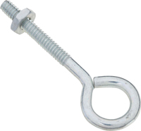 National Hardware N221-077 Eye Bolt, #10-24 Thread, 1-1/4 in L Thread, 1/2