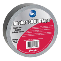 IPG 4137 Duct Tape, 60 yd L, 1.88 in W, Cloth Backing, Silver