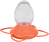 Perky-Pet 449-2 Oriole Feeder, 32 oz Food, 4-Port/Perch, Plastic,