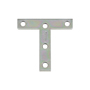 National Hardware V116 Series N113-704 T-Plate, 3 in L, 0.07 in Thick,