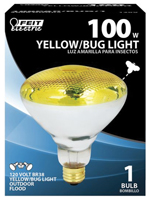 Feit Electric 100PAR/BUG/1 Incandescent Bulb; 100 W; PAR38 Lamp; Medium E26