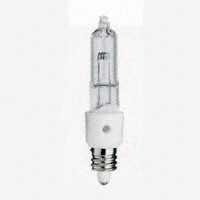 Feit Electric BPQ75/CL/MC Halogen Bulb, 75 W, Candelabra E11 Lamp Base, T4