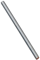 Stanley Hardware N179-366 Threaded Rod, 5/8-11 Thread, 12 in L, A Grade,