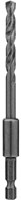 DeWALT DW2557 Spiral Drill Bit; 1/4 in Dia; 4-7/8 in OAL; 1/4 in Dia Shank;