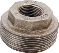 Prosource B241 32X15 Pipe Bushing, 1-1/4 x 1/2 in, MIP x FIP, Malleable