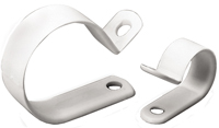 GB PPC-1525 Cable Clamp, 1/4 in Dia Max Bundle, Plastic, White