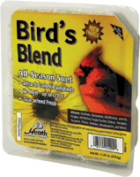 HEATH DD4-12 Suet Cake, All-Season, High-Energy, Bird's Blend Flavor, 11.25