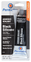 Permatex 81158 Silicone Adhesive Sealant, 3 oz Tube, Paste, Mild