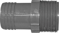 Boshart UPPA-15 Pipe Adapter, 1-1/2 in MPT Insert, Gray