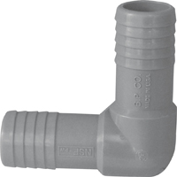 Boshart UPPE-05 Elbow, 1/2 in Insert, Polypropylene