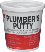 Oatey 31166 Plumbers Putty, Solid, Off-White, 14 oz