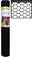 TENAX 206866 Poultry Fence; 25 ft L; 3 ft W; Hexagonal Mesh; 3/4 x 3/4 in